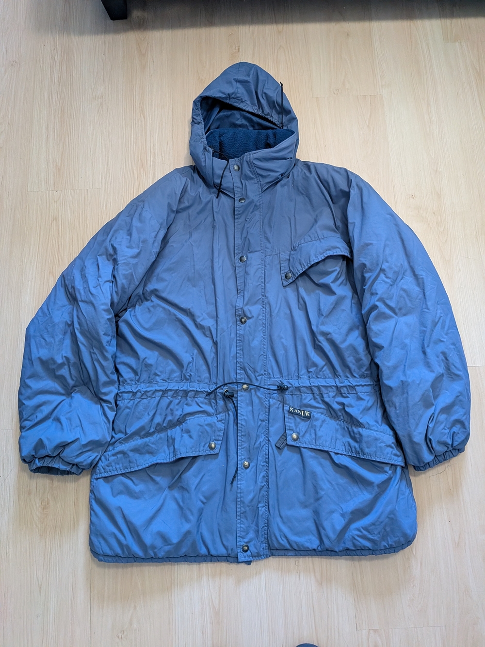 Vintage Kanuk Winter Parka – Blue – XL – Canadian Winter Coat